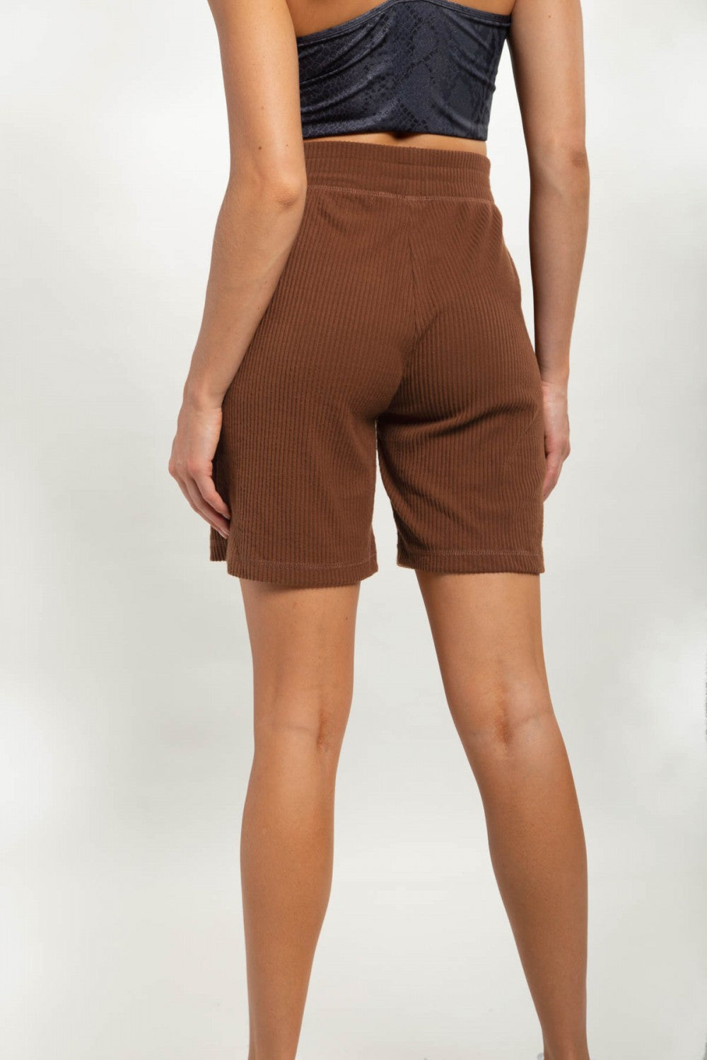 Mono B Ribbed Pullover with Notched Neckline, Chill Lounge Pants, or Chill Lounge Shorts Separates