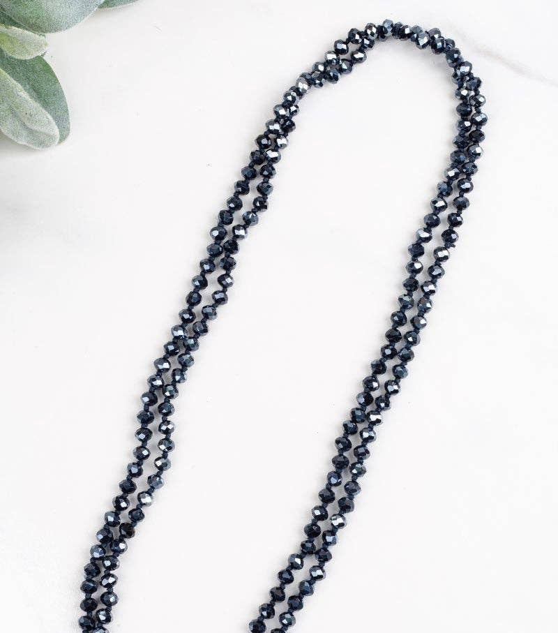 Double Wrap Beaded Necklace (Various Colors & Sizes)