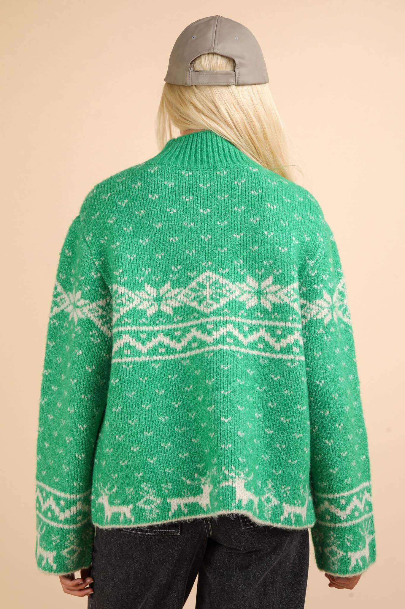 Nordic Christmas Holiday Sweater (Curvy Size)