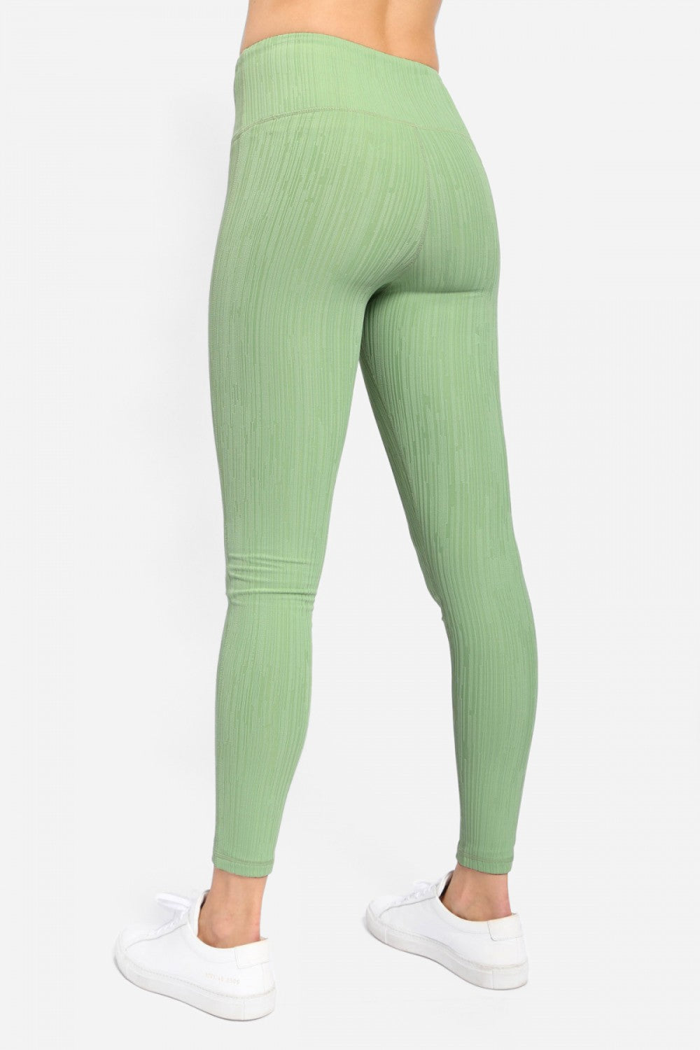 Mono B Textured Lines Jacquard TACTEL® Highwaist Leggings