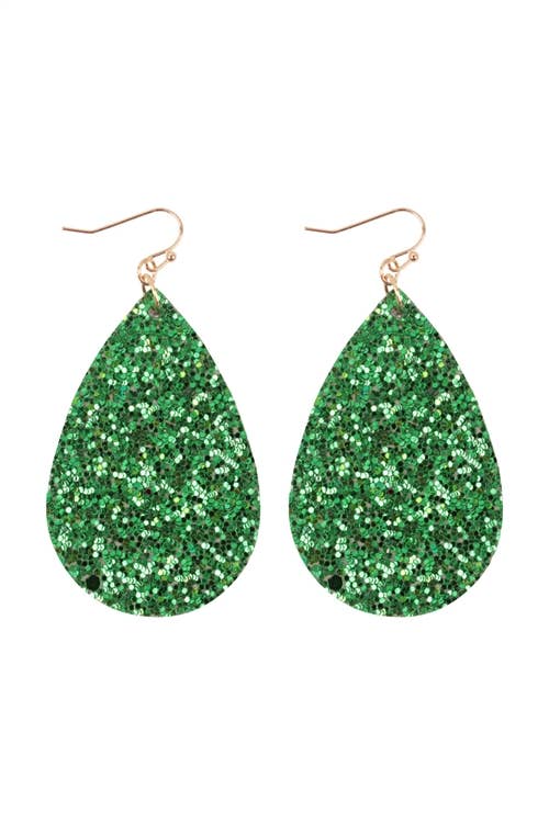 Sequin Teardrop Earrings (2 Colors)