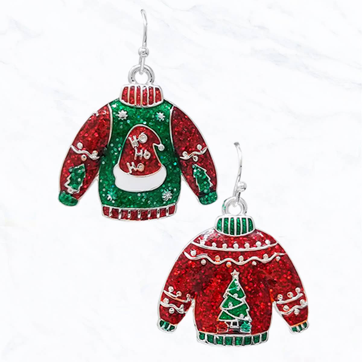 Ugly Christmas Sweater Earrings