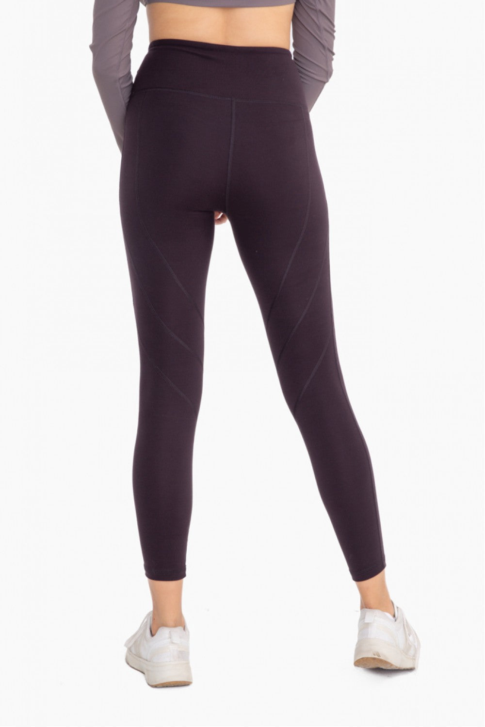 Mono B Venice High-Waist Leggings with Seam Details (2 Colors)