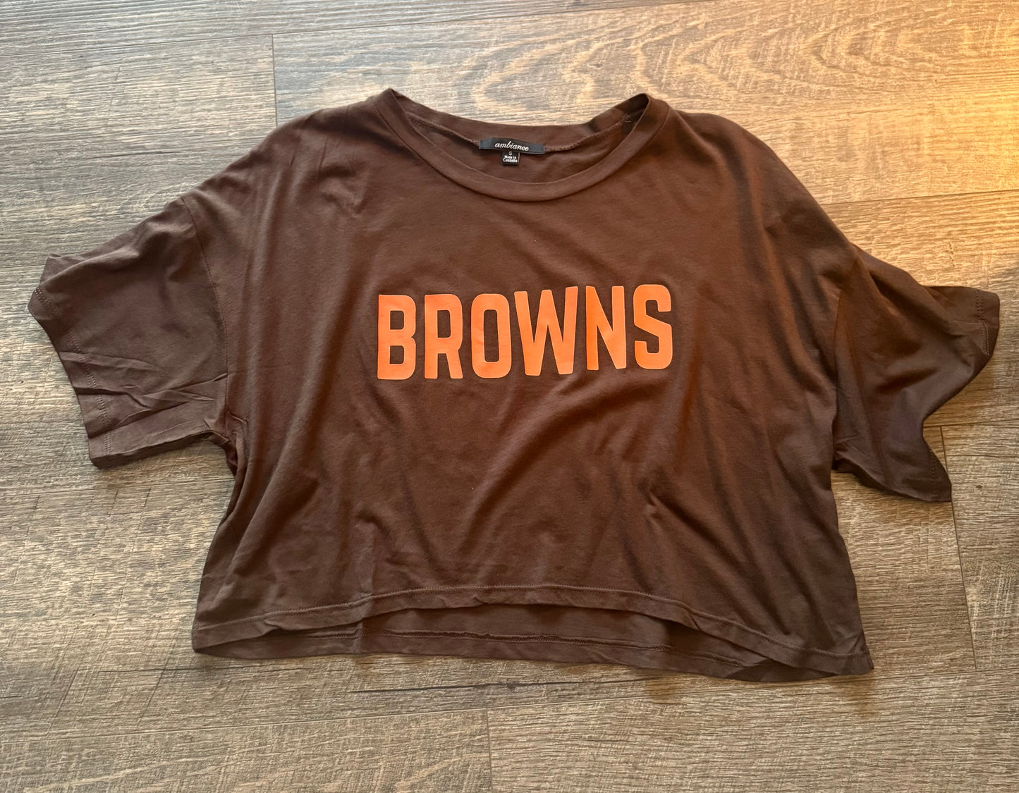 Browns Crop Tee (2 Colors)