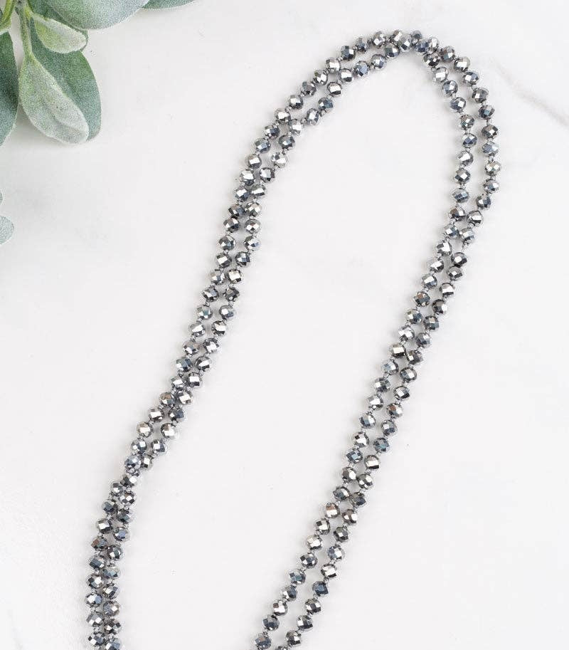 Double Wrap Beaded Necklace (Various Colors & Sizes)