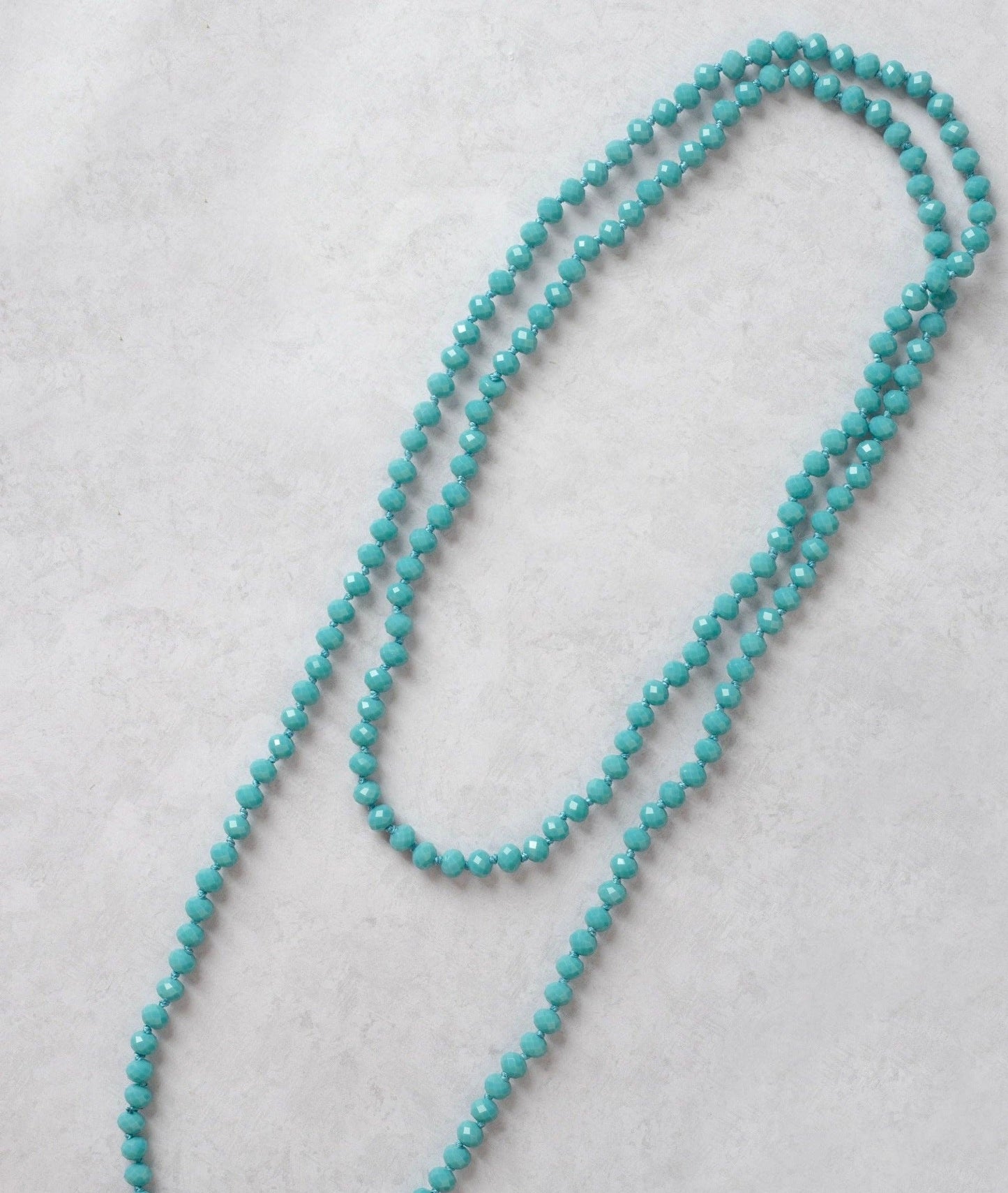 Double Wrap Beaded Necklace (Various Colors & Sizes)