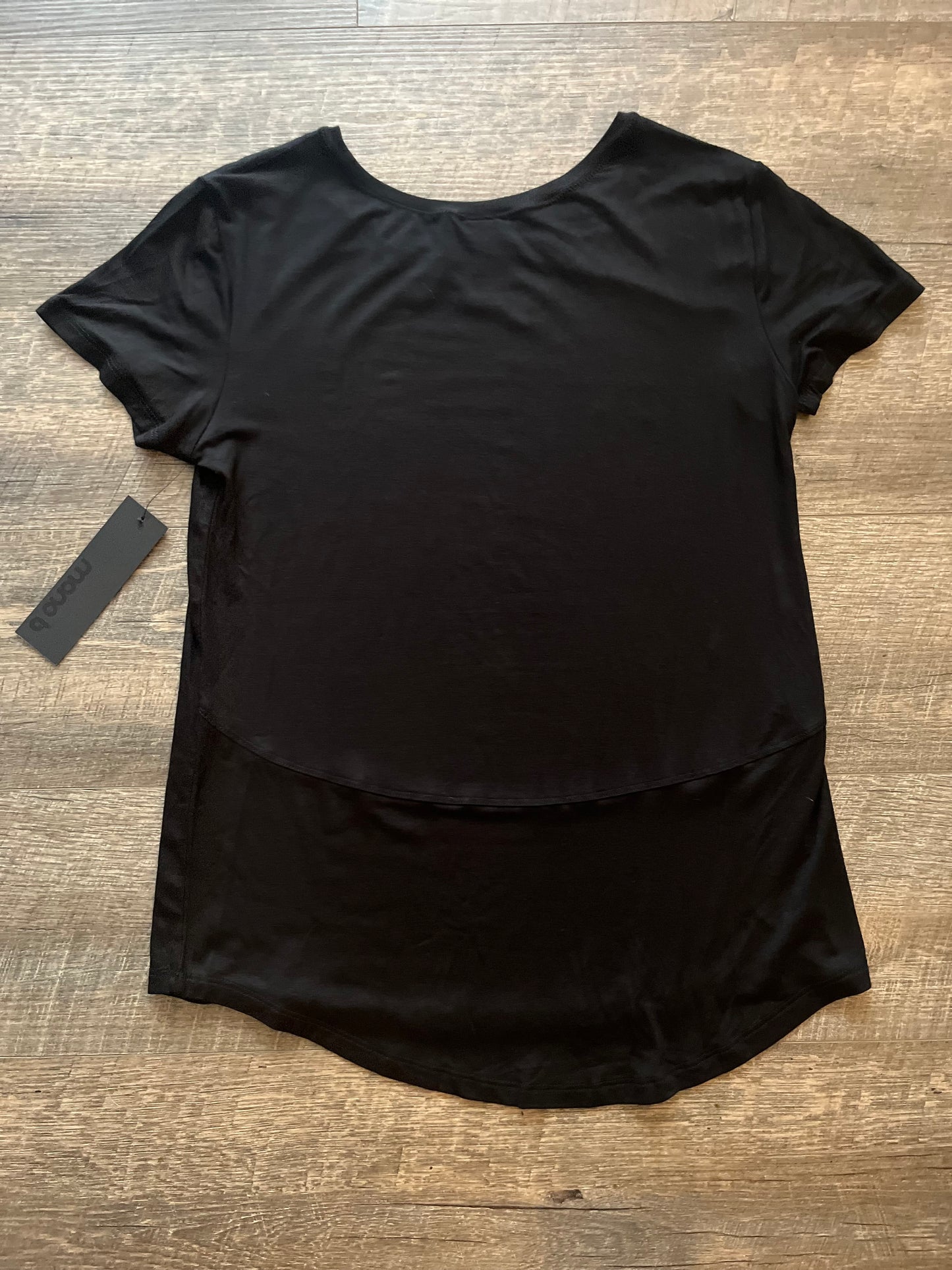 Mono B Short Sleeve High Low Top (2 Colors)