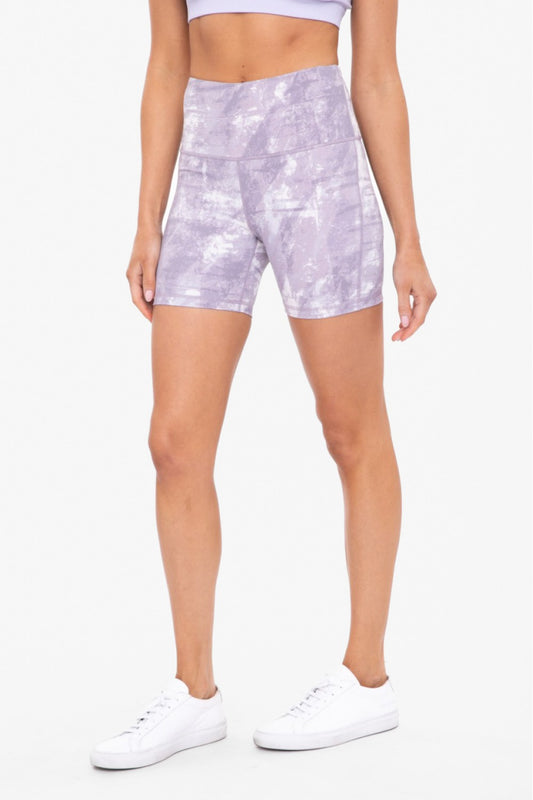 Mono B Concrete High-Waist Active Shorts