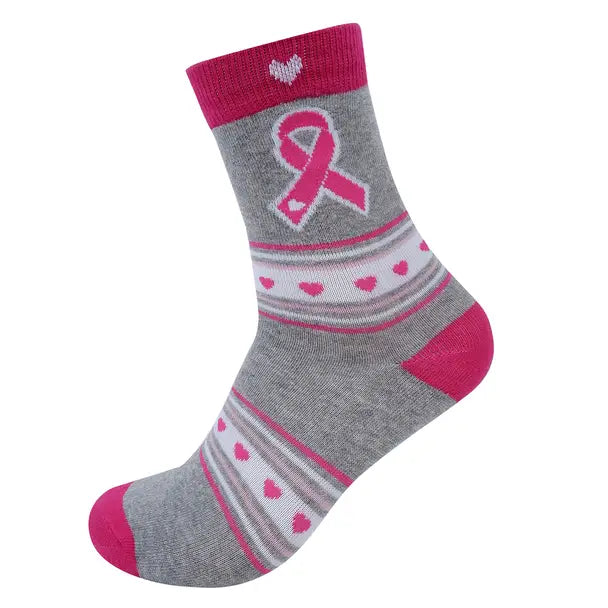 Breast Cancer Awareness Socks (6 Styles)