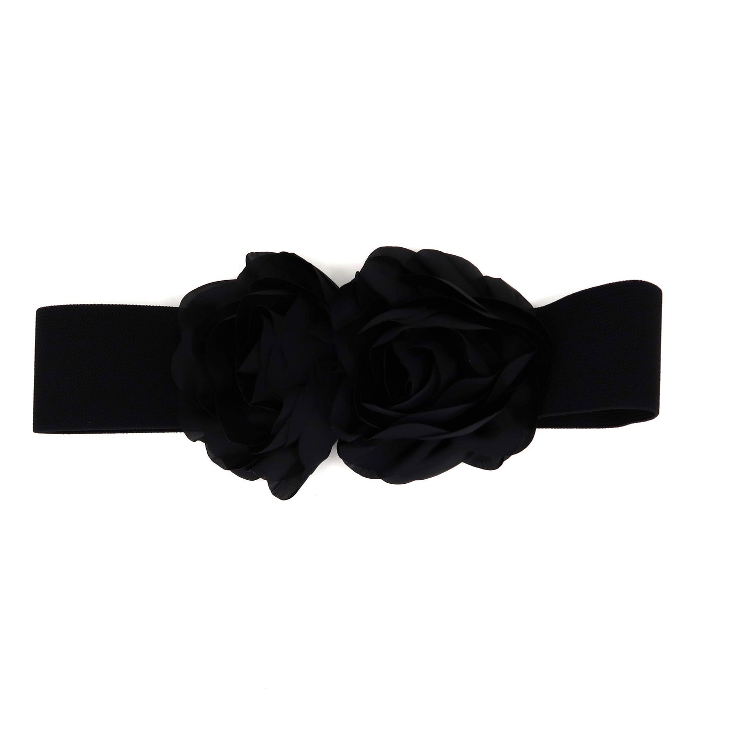 Flower Wide Stretch Belt (3 Colors)
