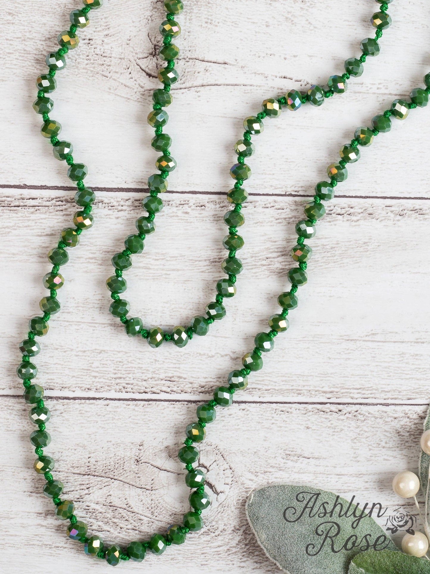 Double Wrap Beaded Necklace (Various Colors & Sizes)