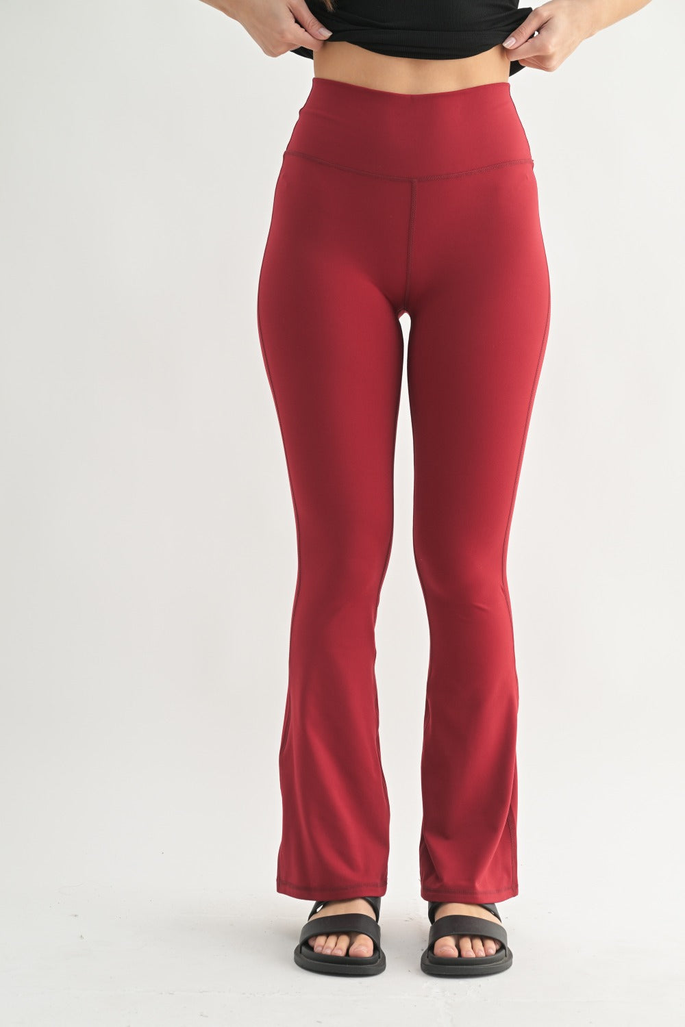 Mono B Venice High-Waist Flare Legging
