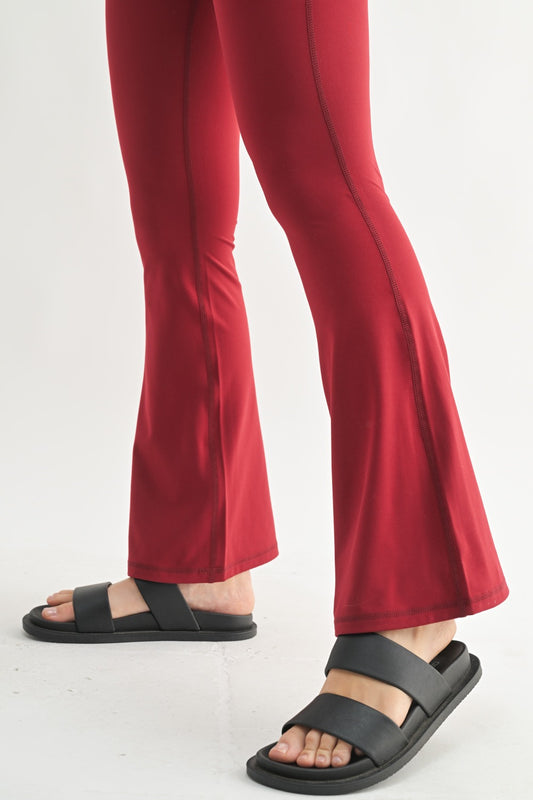 Mono B Venice High-Waist Flare Legging