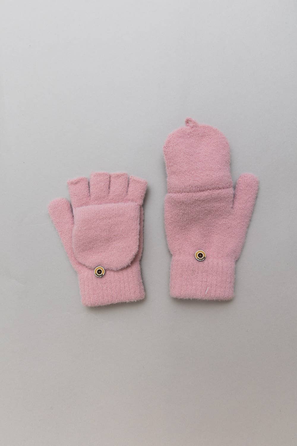 Cozy Knit Convertible Fingerless Gloves with Mitten Flap (3 Colors)
