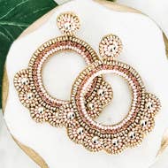 Beaded Dangle Earrings