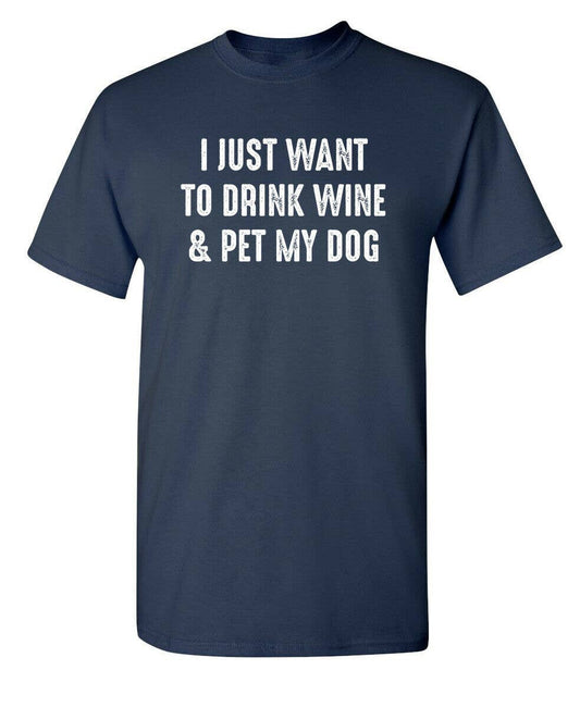 Drinking With My Pet Funny Tees - Clearance
