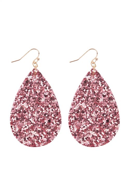 Sequin Teardrop Earrings (2 Colors)