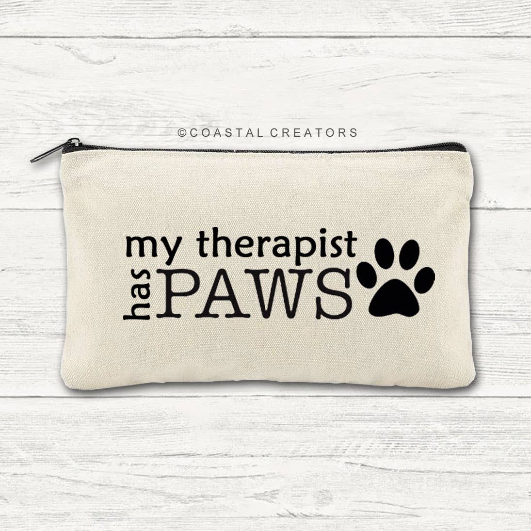 Dog Canvas Multi-Use Zipper Bag (3 Styles)