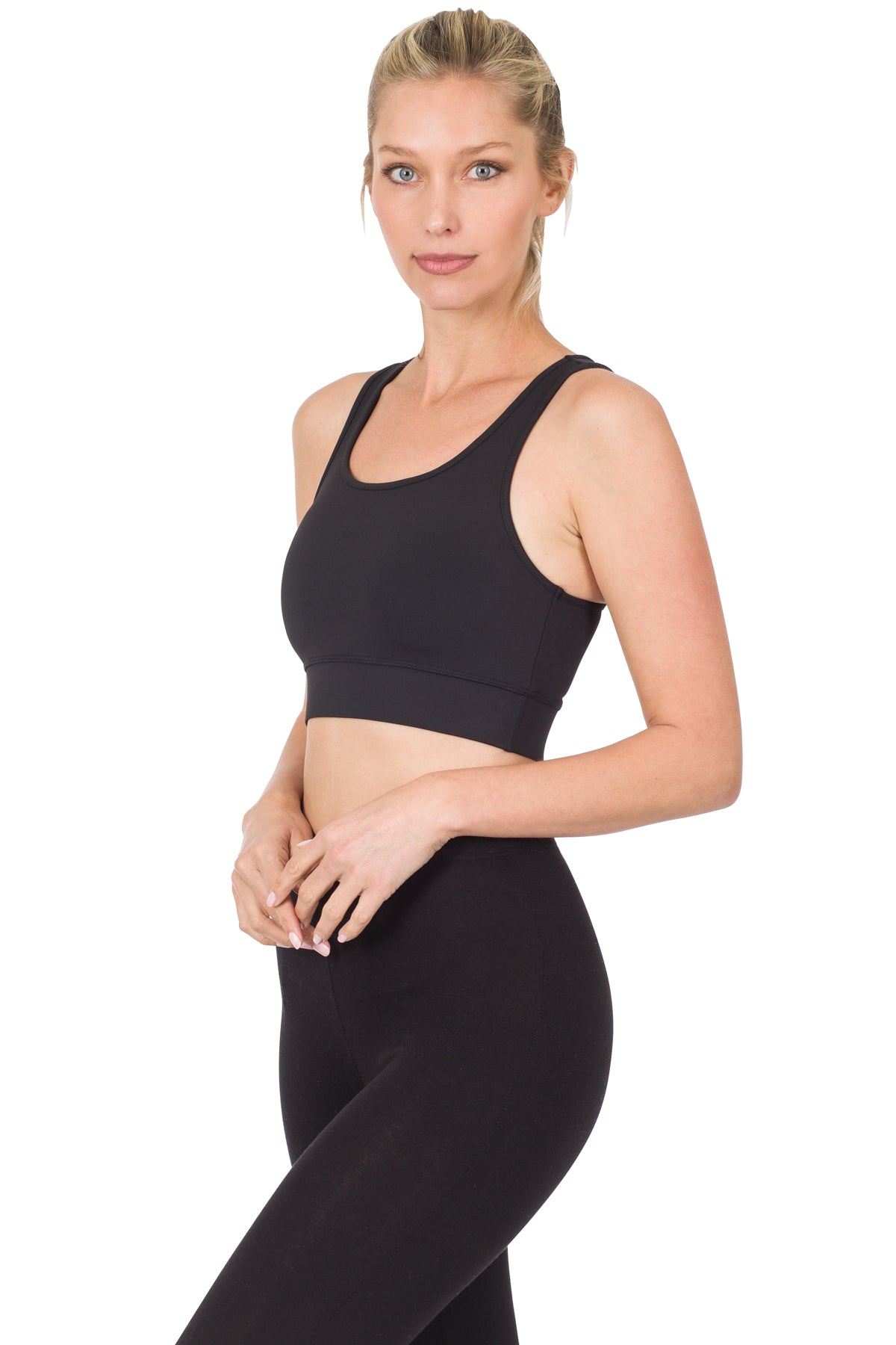 Zenana Padded Altheisure Sports Bra (2 colors)