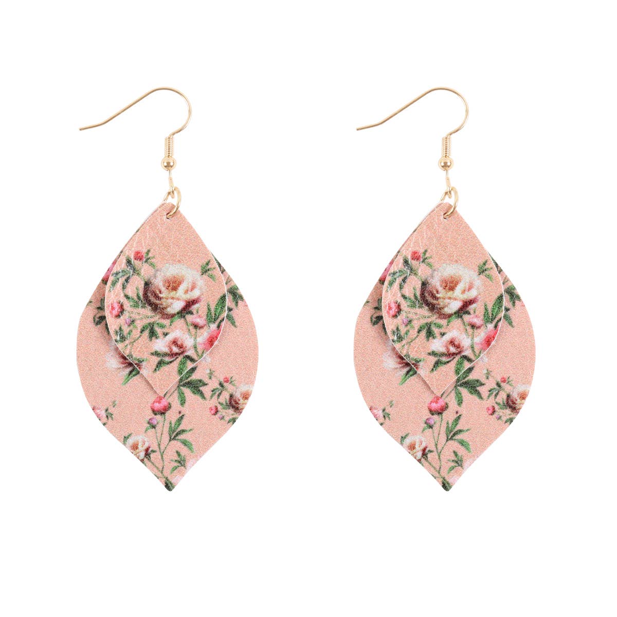 Floral Marquise Drop Earrings