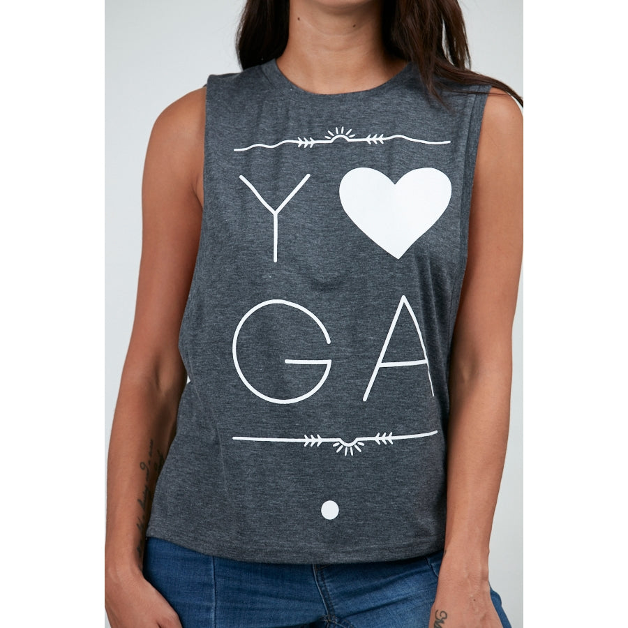 Yoga Tank Top with Drop Armhole