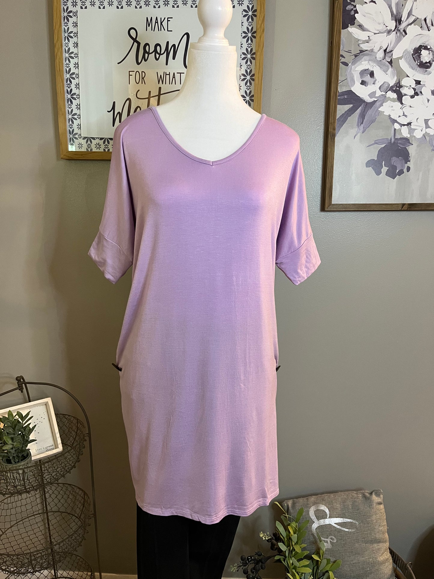 Oversize Convertible Tunic With Side Pockets