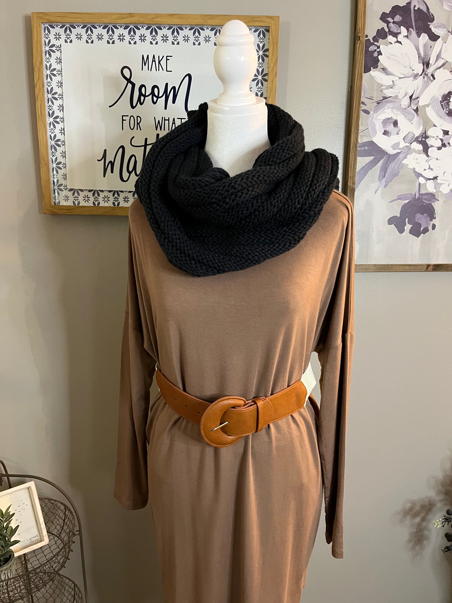 Zenana Dolman Long Sleeve Round Neck Top