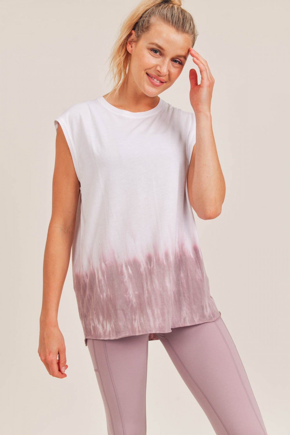 Mono B Ombre Tie-Dye Muscle Tank