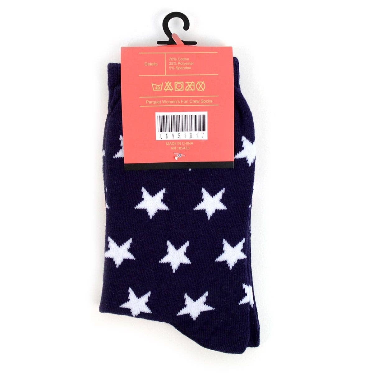 American Flag with Stars & Stripes Socks