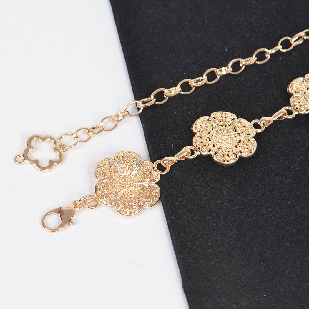 Floral Chain Belt