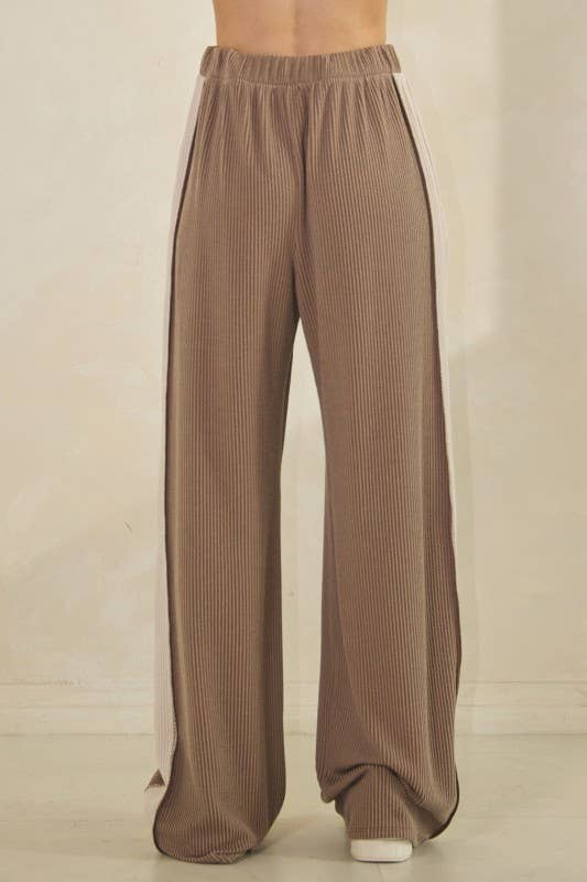 Ribbed Track Pants (2 Colors)