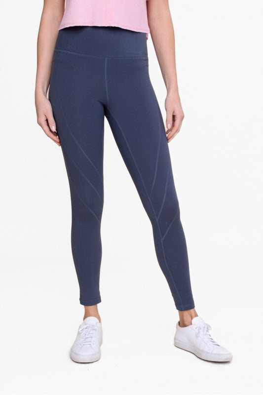 Mono B Venice High-Waist Leggings with Seam Details (2 Colors)