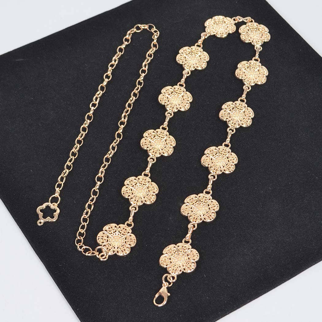 Floral Chain Belt