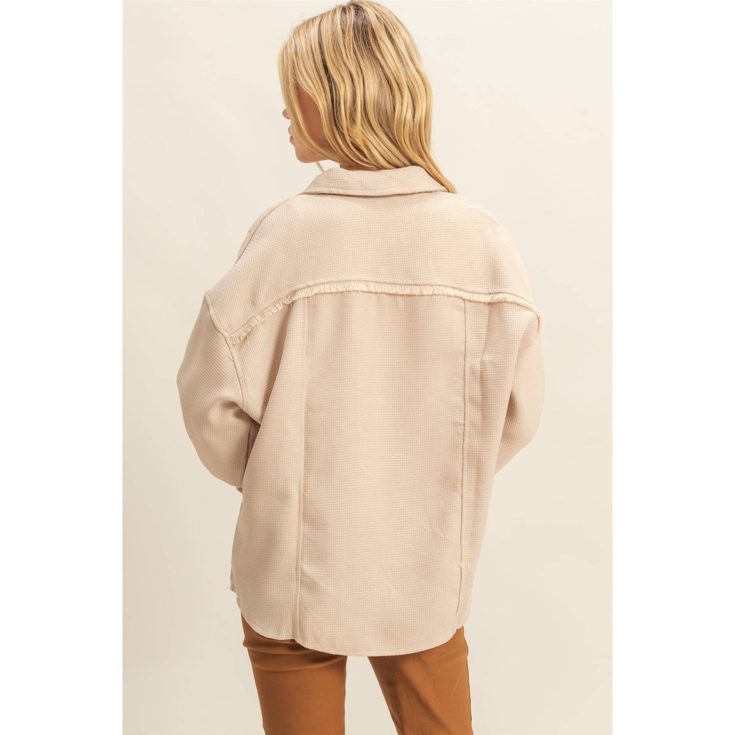 Fray Detail Shacket