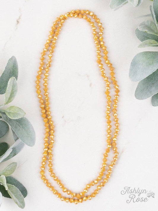 Double Wrap Beaded Necklace (3 Colors)