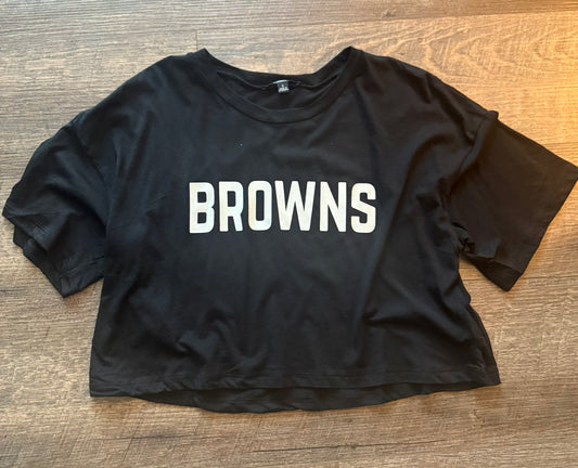 Browns Crop Tee (2 Colors)