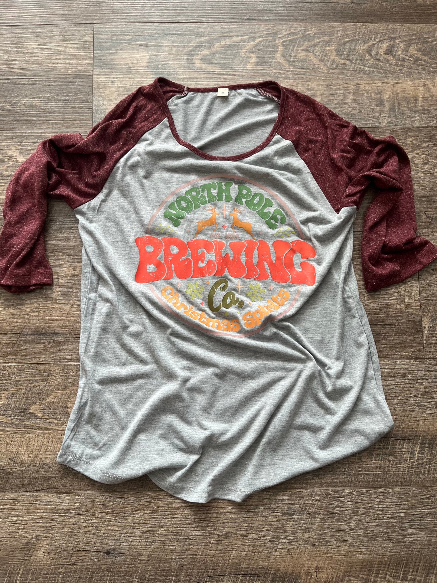 North Pole Brewing Company 3/4 Raglan Sleeve