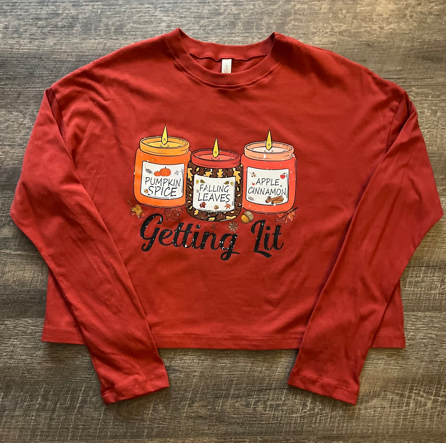 Getting Lit Crop Tee