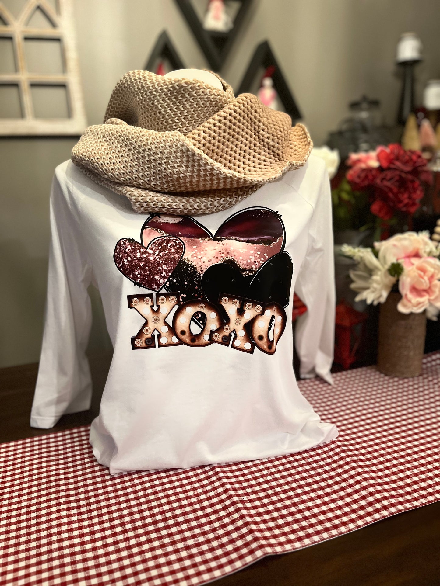 Valentine’s 3/4 Sleeve Raglan Tee (2 Styles)