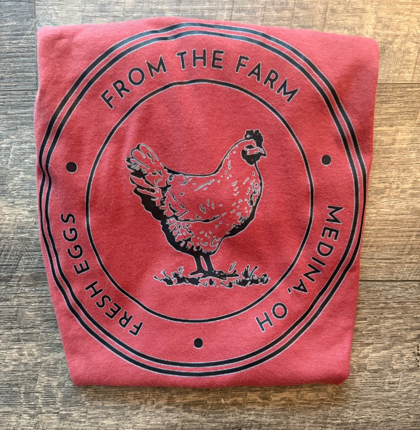 Farm Fresh Eggs Tee Medina Ohio