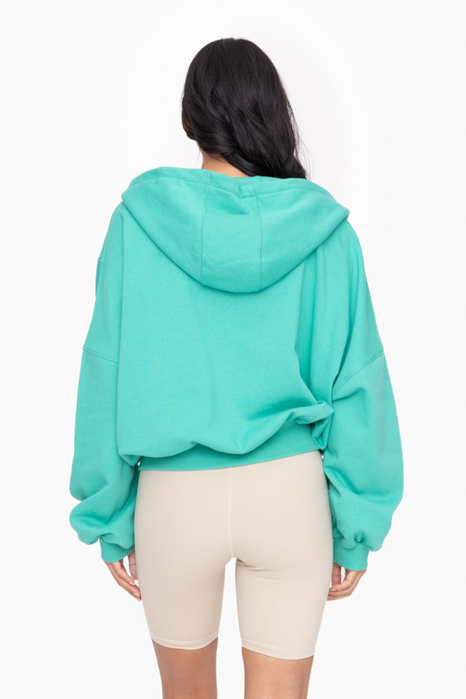 Mono B Oversized Zip-Up Hoodie