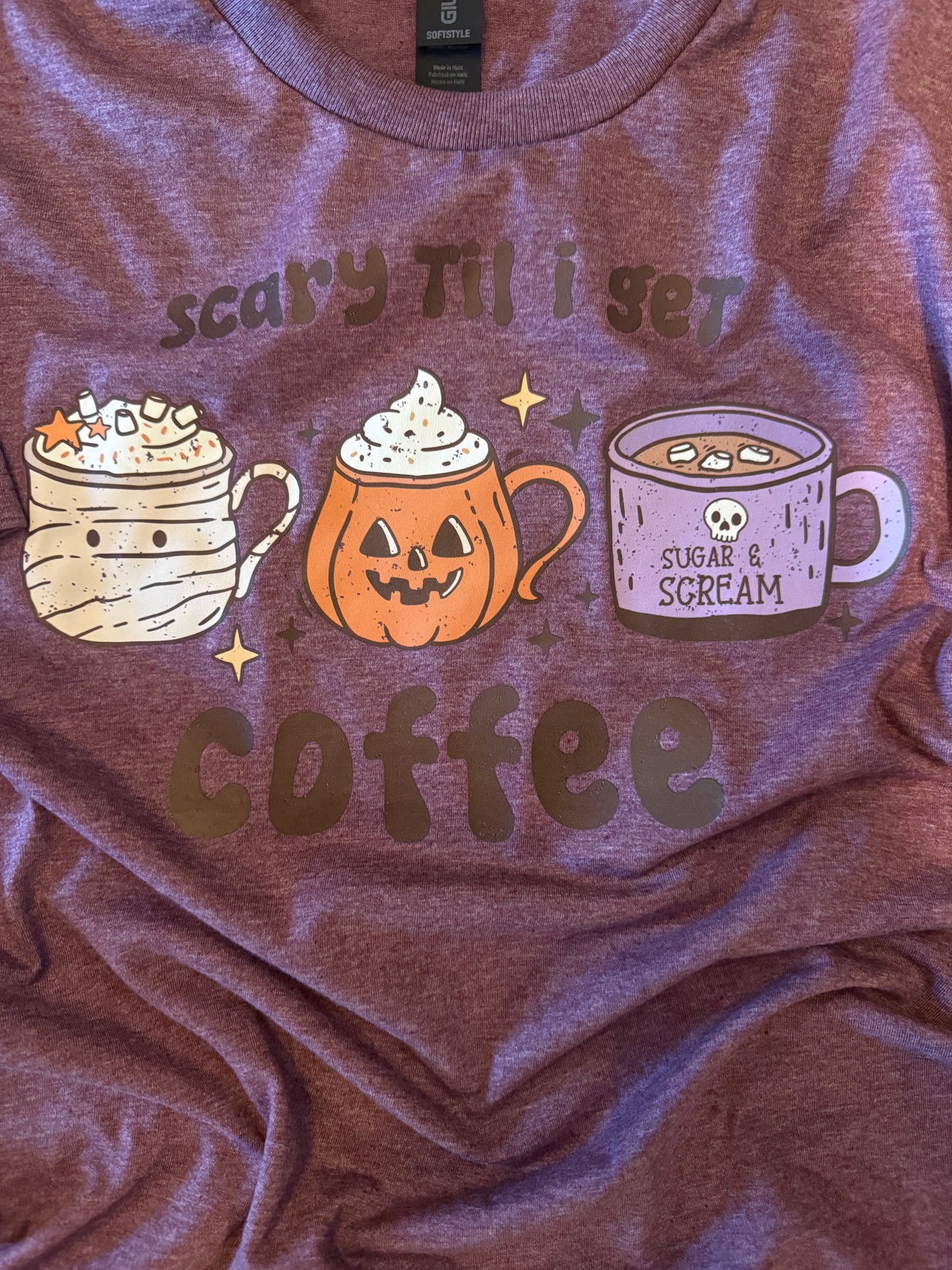 Scary Till I Get My Coffee Tee