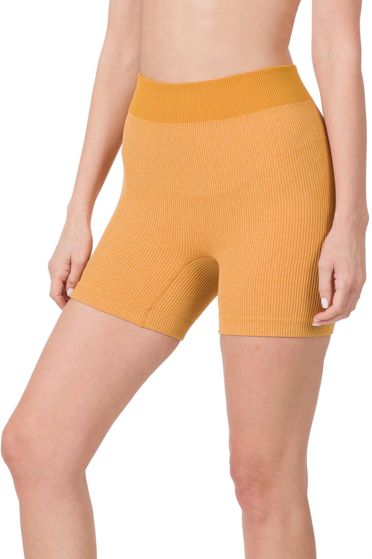 Zenena Ribbed Seamless Shorts