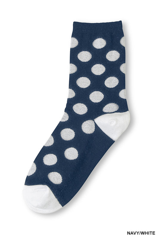 Zenana Polka Dot Socks