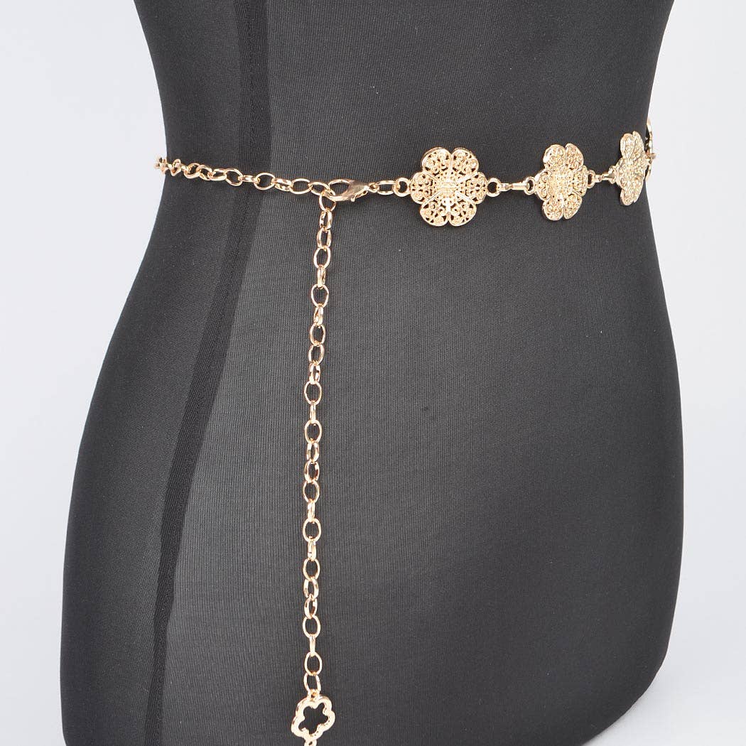 Floral Chain Belt