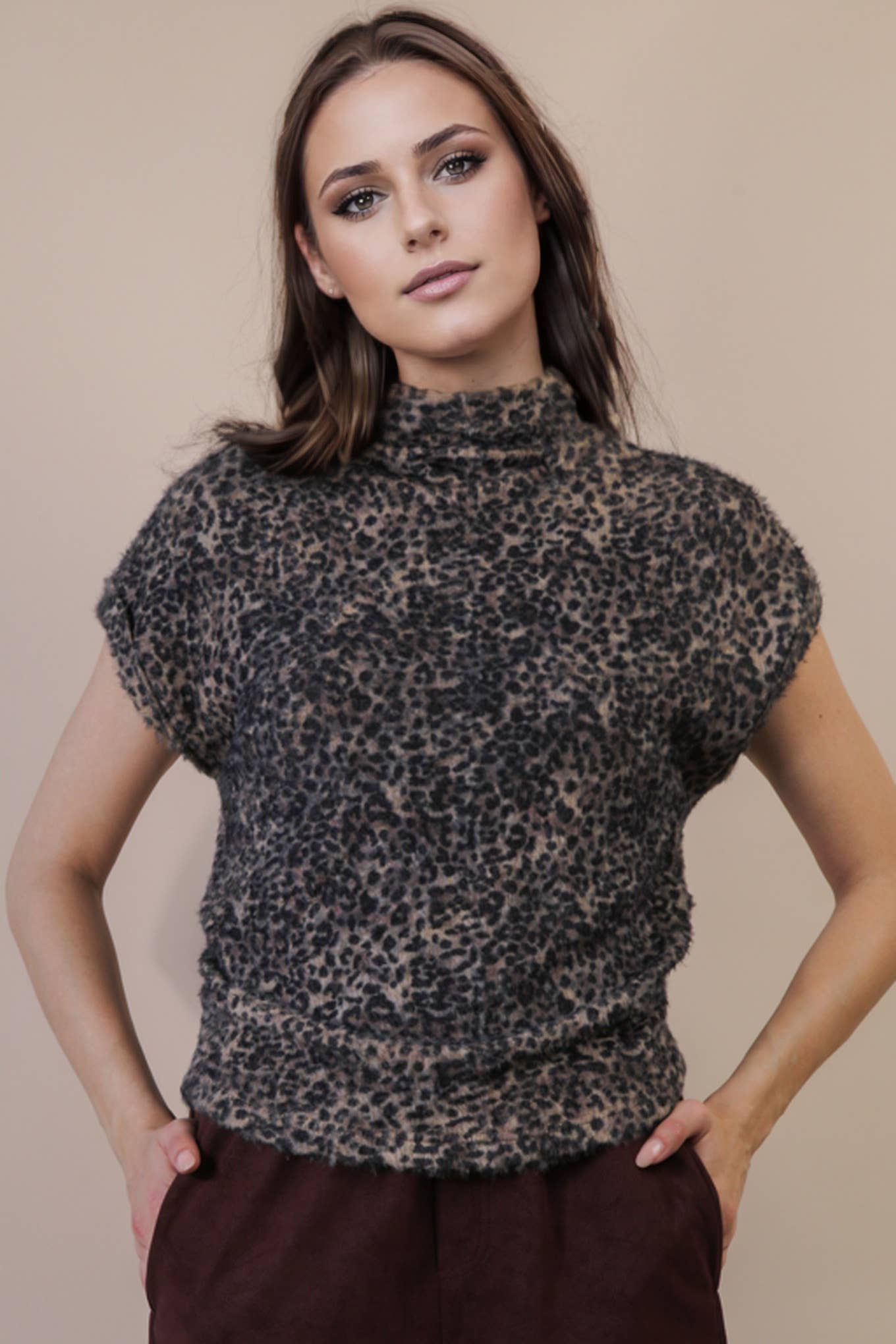 Soft Knit Short Sleeve Vest