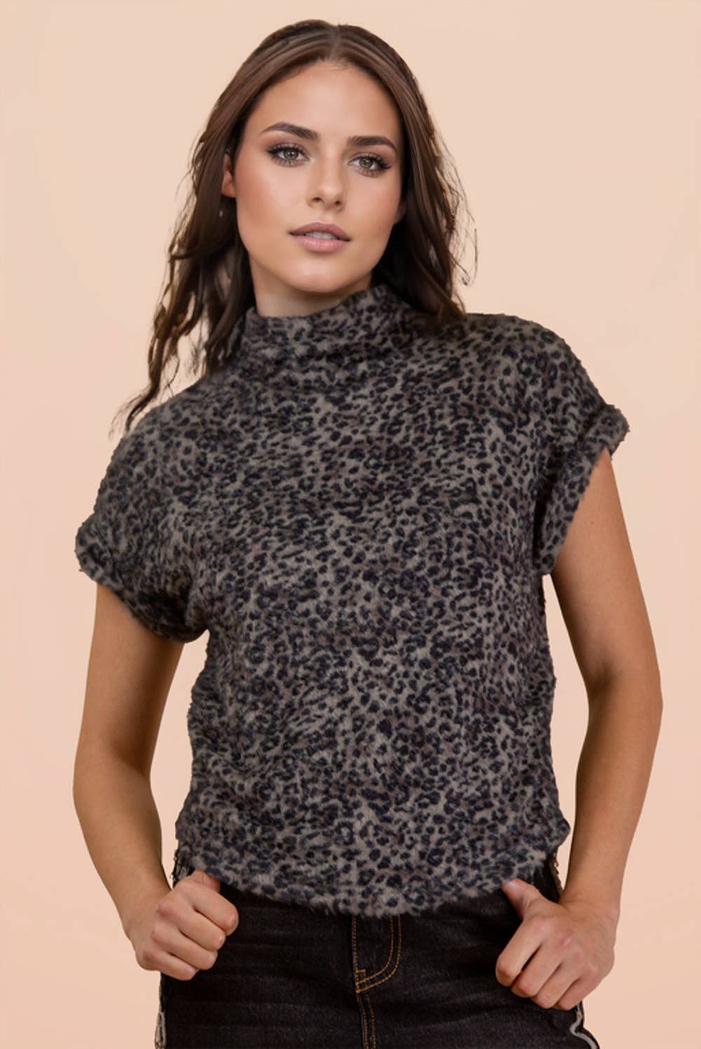 Soft Knit Short Sleeve Vest