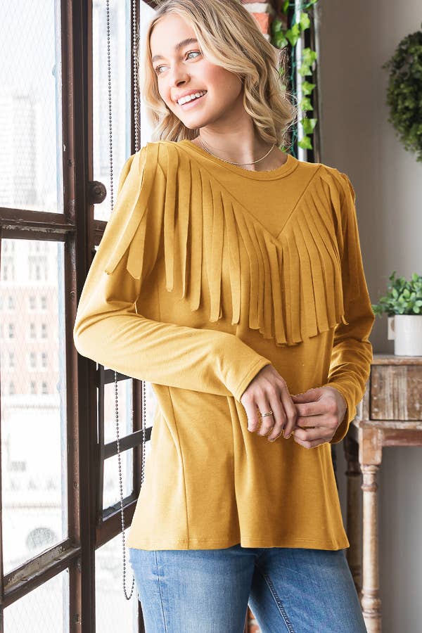 Western Style Fringe Top