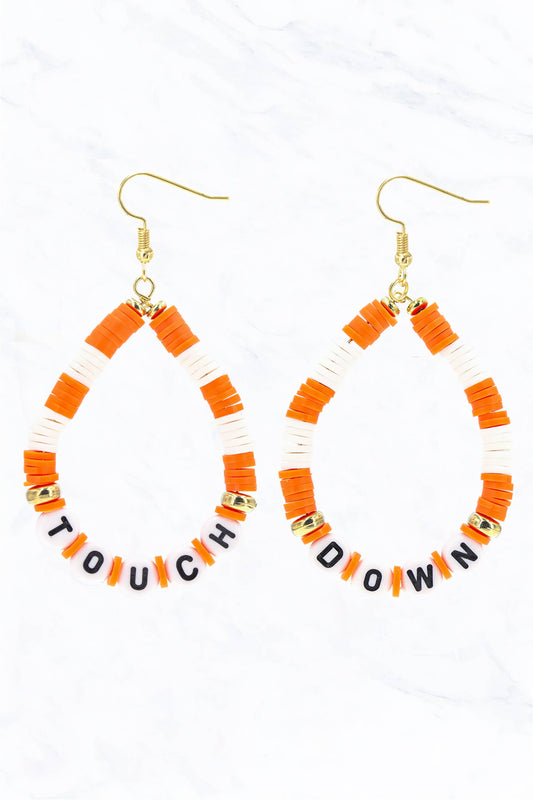 Touchdown Bead Earrings