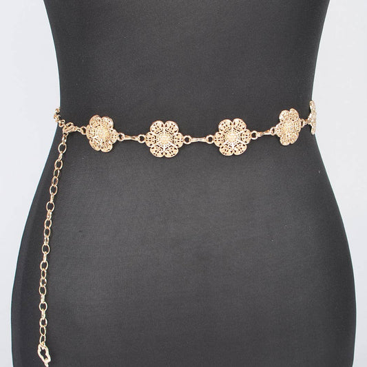 Floral Chain Belt